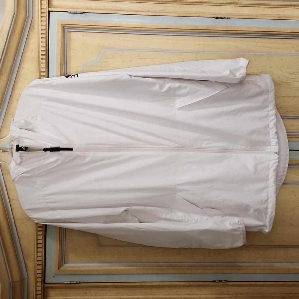 Adidas White Windbreaker Jacket Size S